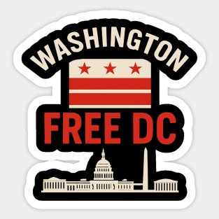 Washington - Free - DC Sticker